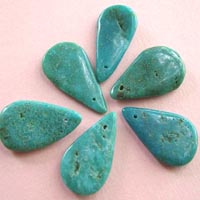 Genuine Arizona Turquoise Teardrops